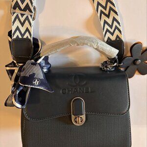 Fashion Navy Blue Monogram Handbag